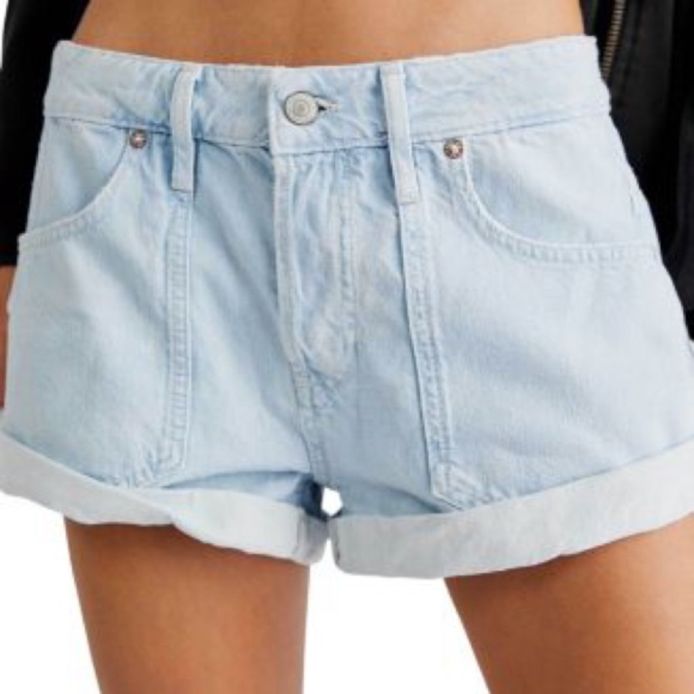 Free People Jean Shorts